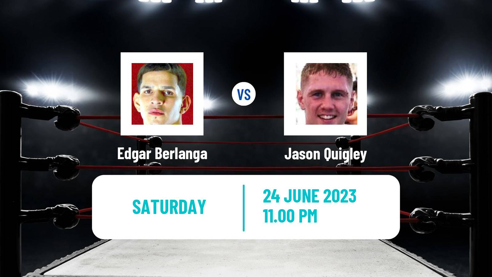 Boxing Super Middleweight WBO Nabo Title Men Edgar Berlanga - Jason Quigley