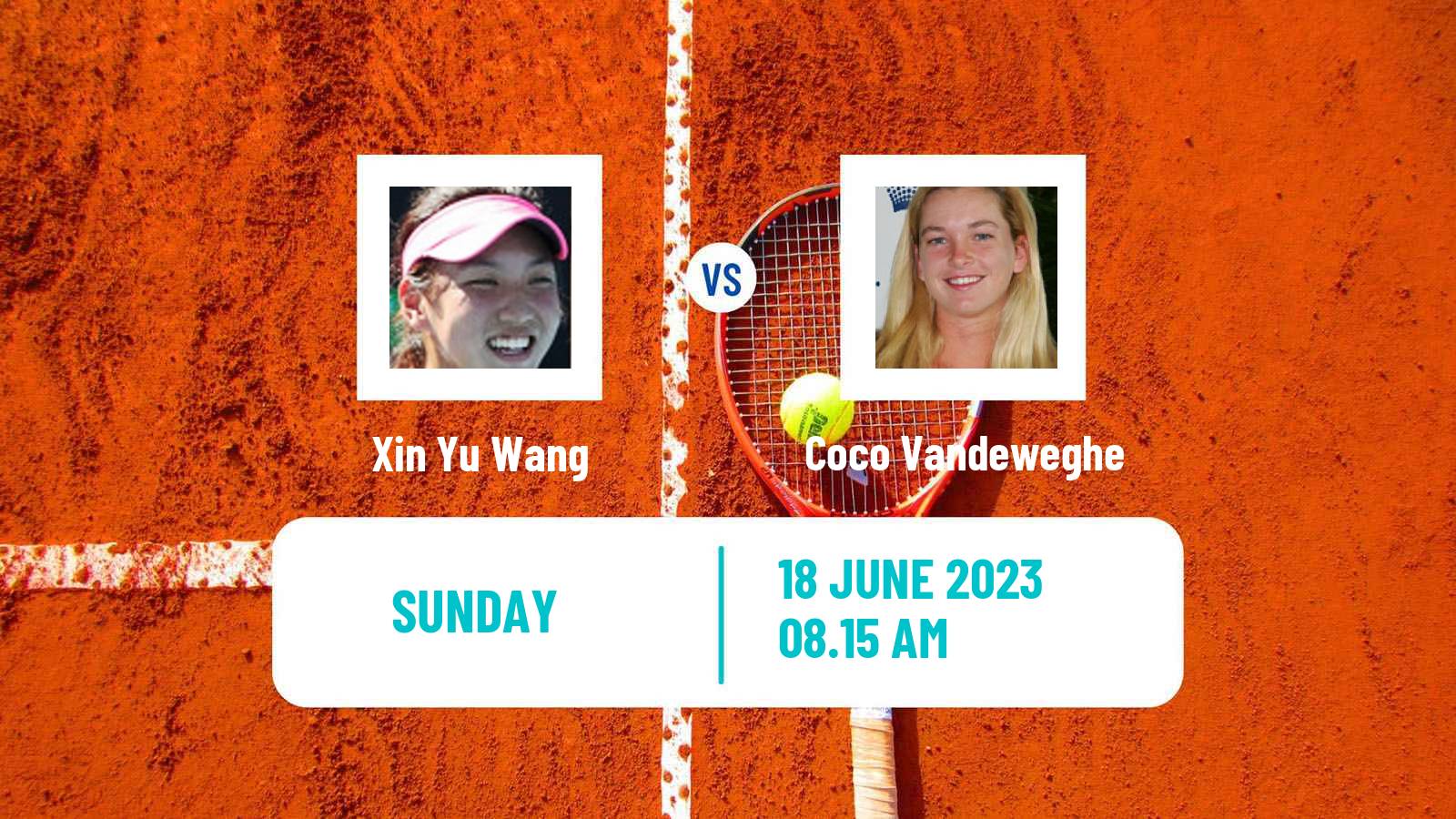 Tennis WTA Berlin Xin Yu Wang - Coco Vandeweghe