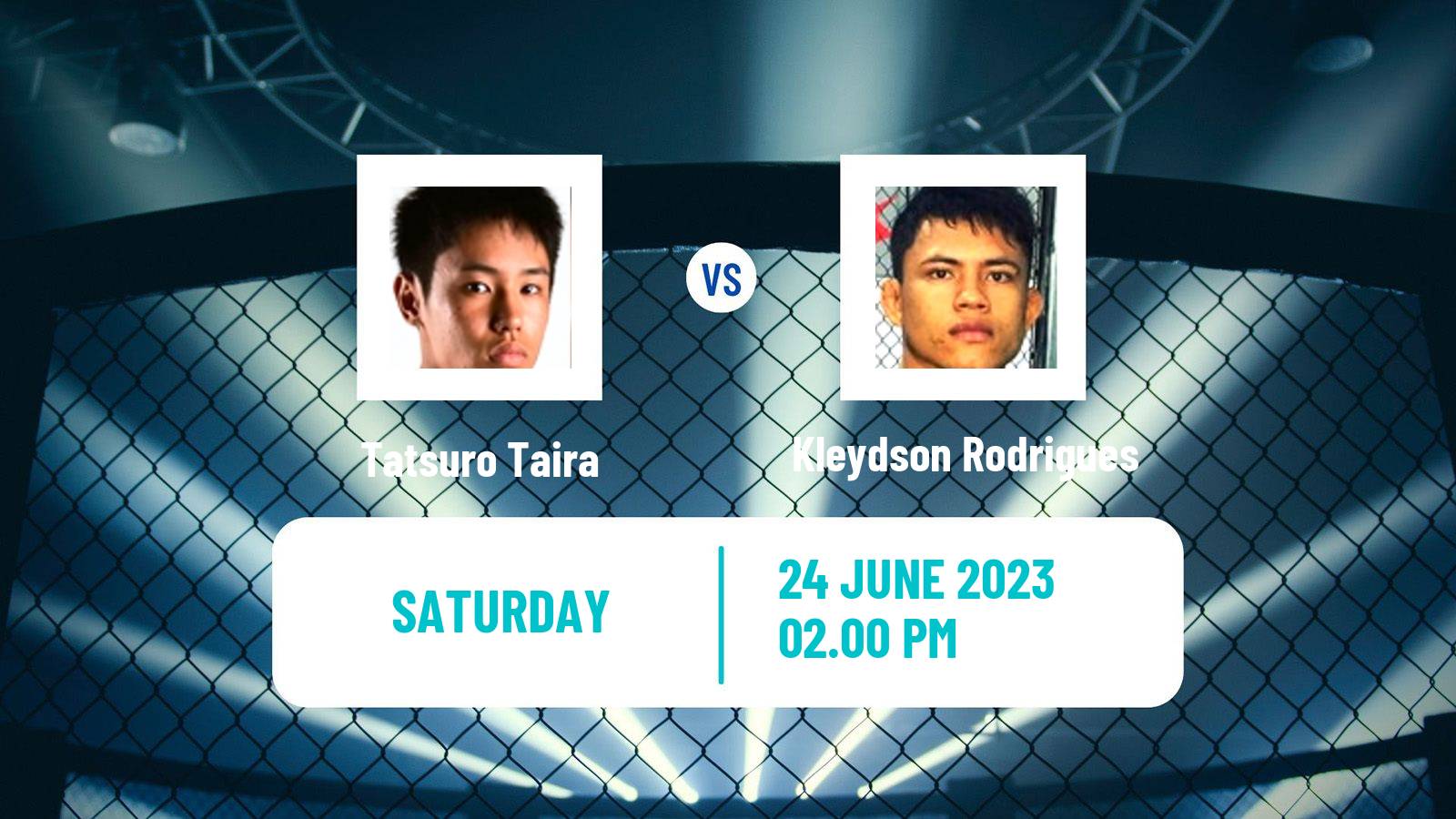 MMA Flyweight UFC Men Tatsuro Taira - Kleydson Rodrigues