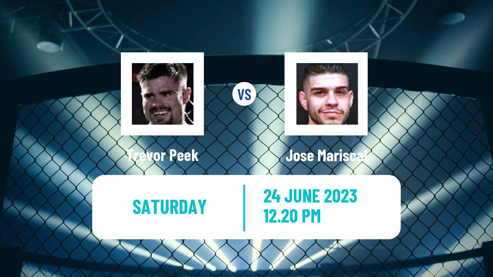 MMA Lightweight UFC Men Trevor Peek - Jose Mariscal