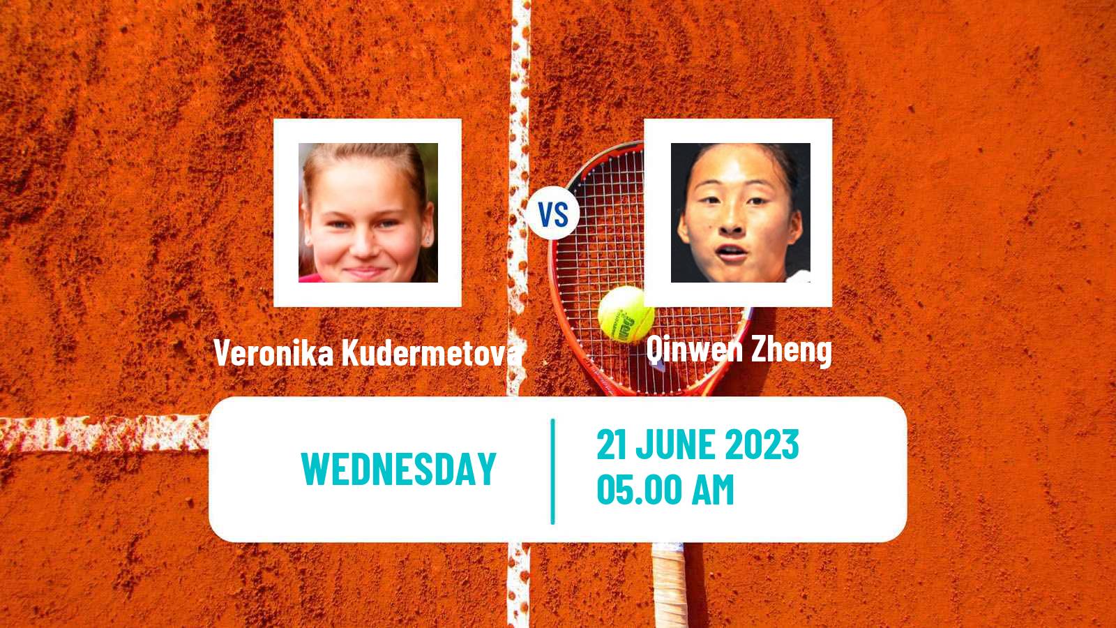 Tennis WTA Berlin Veronika Kudermetova - Qinwen Zheng