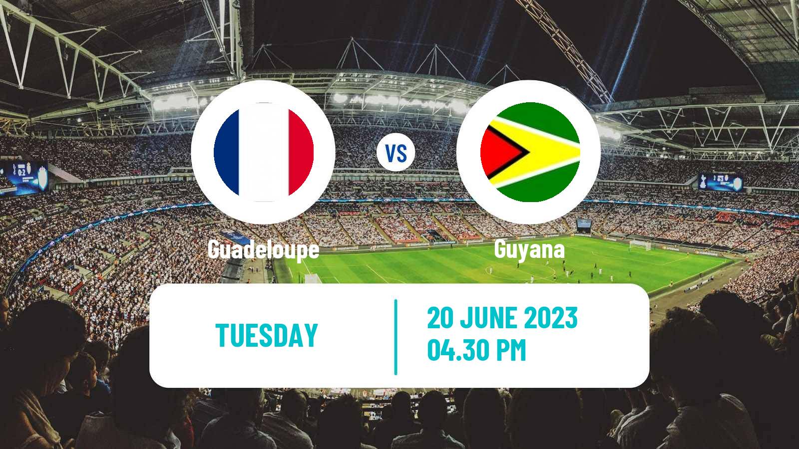 Soccer Gold Cup Guadeloupe - Guyana