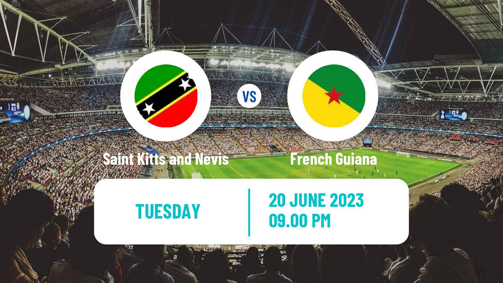 Soccer Gold Cup Saint Kitts and Nevis - French Guiana