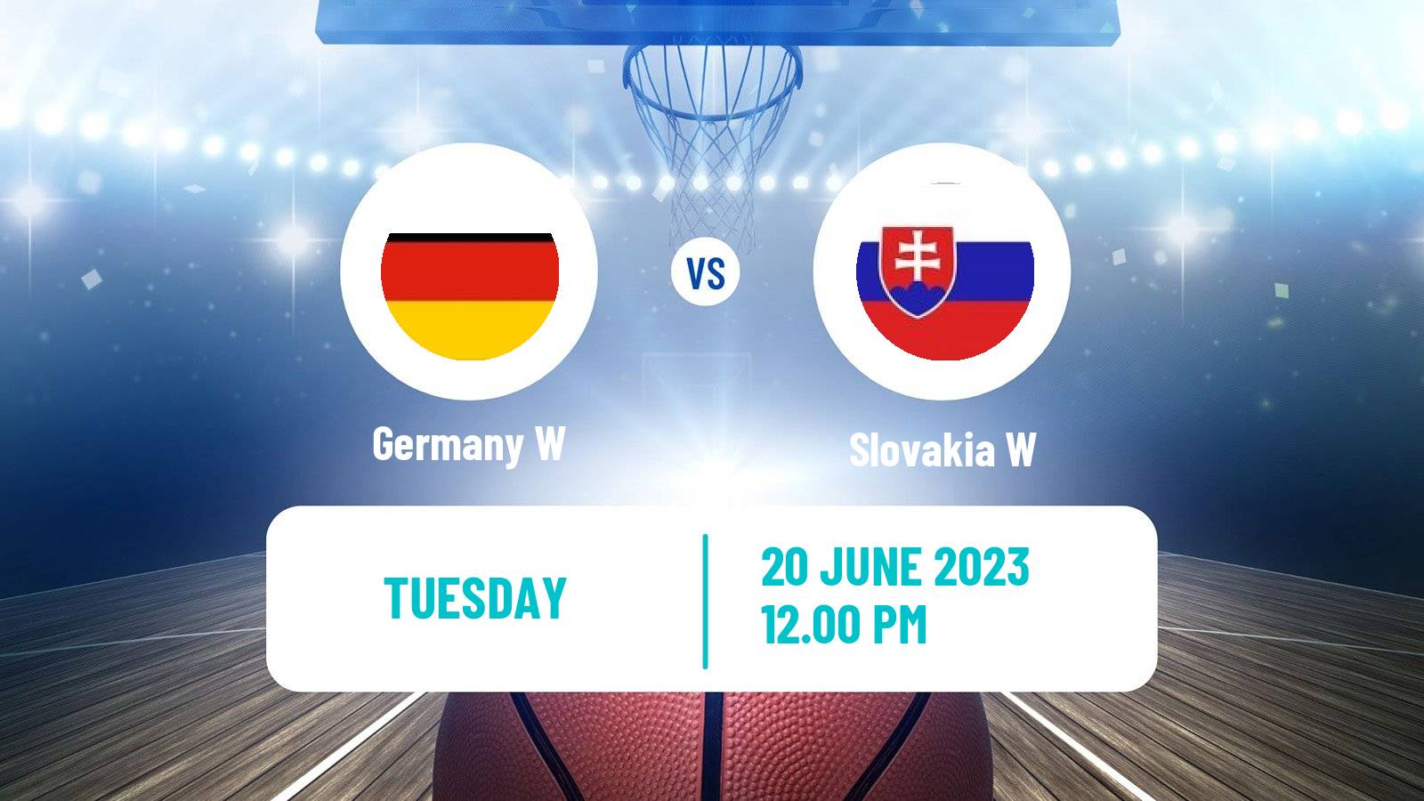 Basketball EuroBasket Women Germany W - Slovakia W