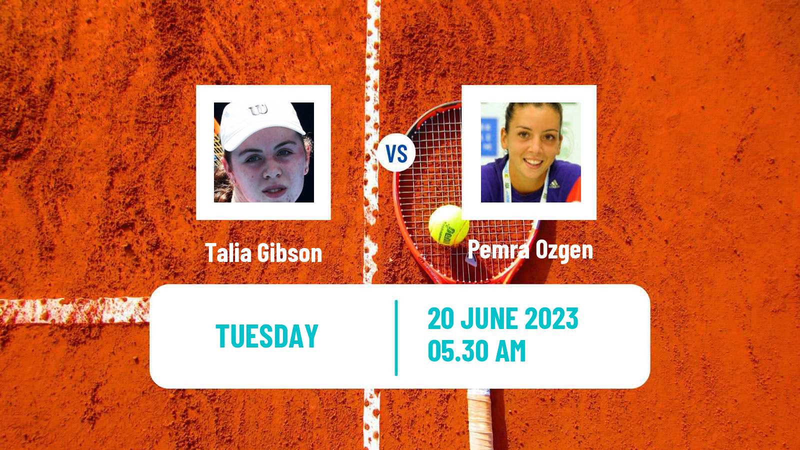 Tennis ITF W25 H Tauste Zaragoza Women Talia Gibson - Pemra Ozgen