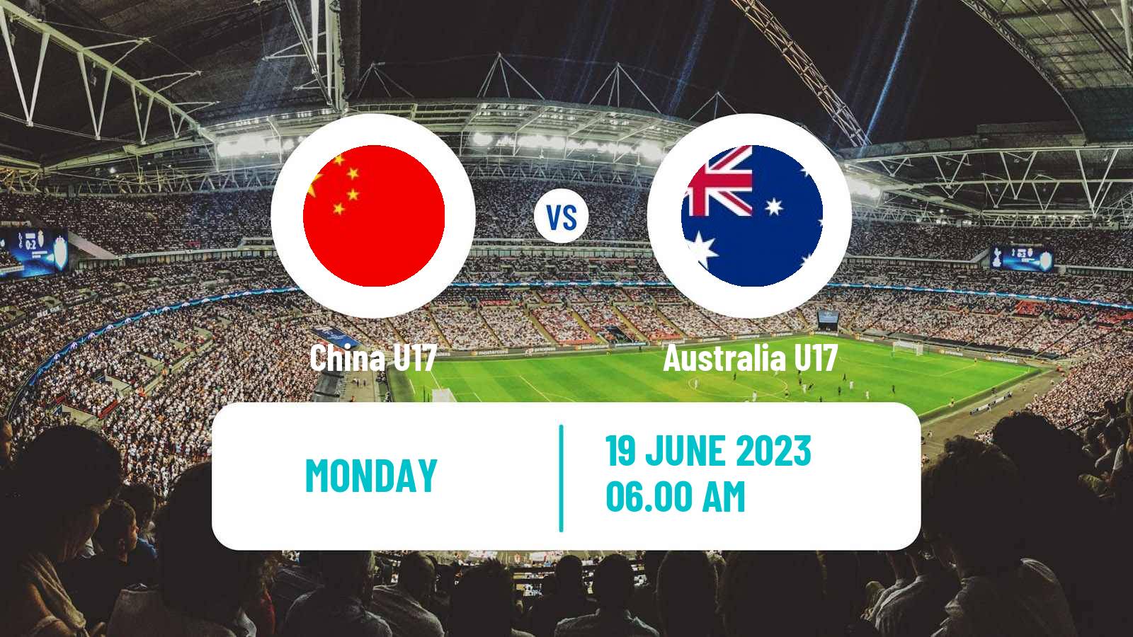 Soccer AFC Championship U17 China U17 - Australia U17