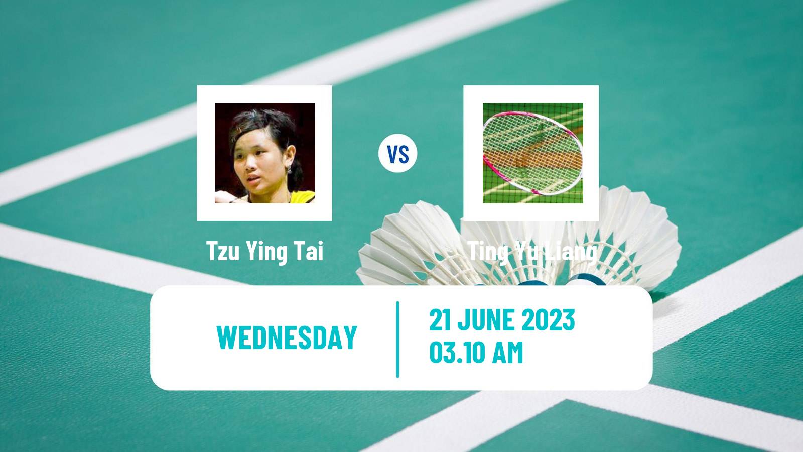 Badminton BWF World Tour Chinese Taipei Open Women Tzu Ying Tai - Ting Yu Liang