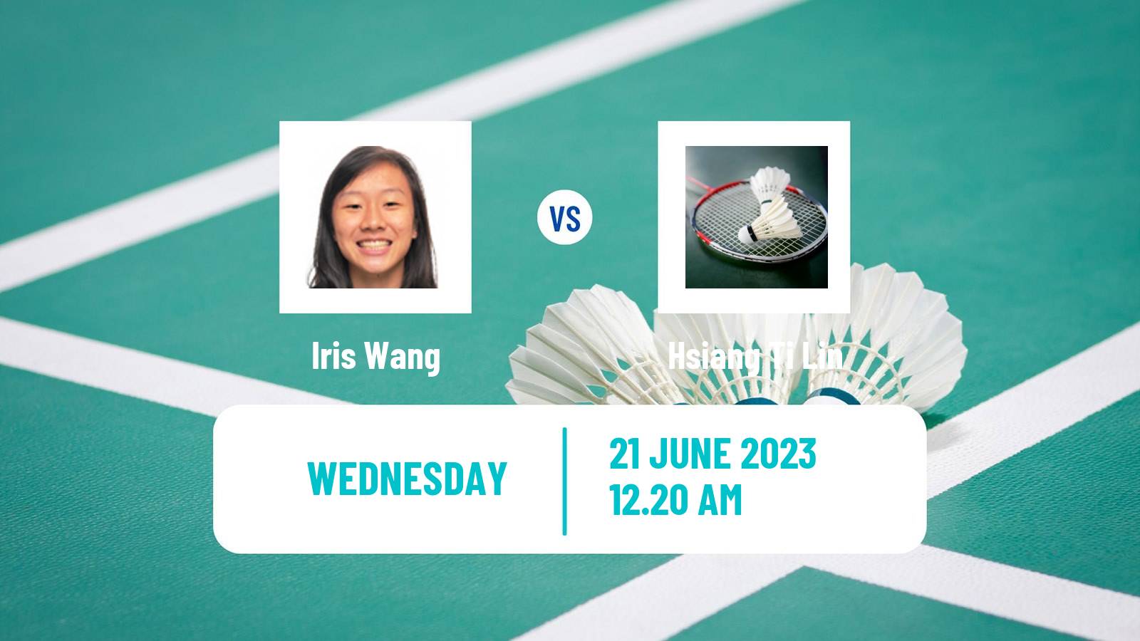 Badminton BWF World Tour Chinese Taipei Open Women Iris Wang - Hsiang Ti Lin