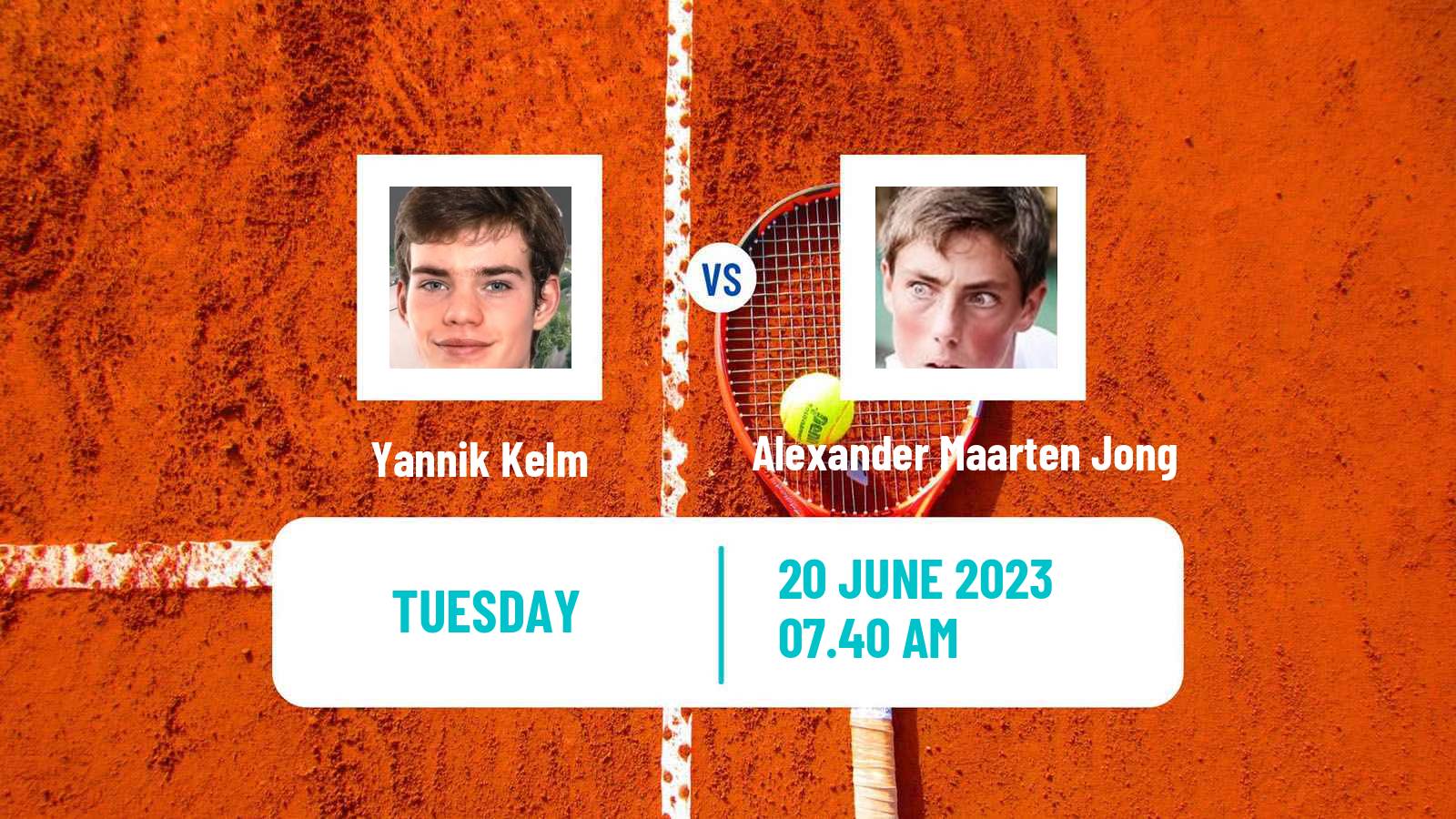 Tennis ITF M15 Saarlouis Men Yannik Kelm - Alexander Maarten Jong