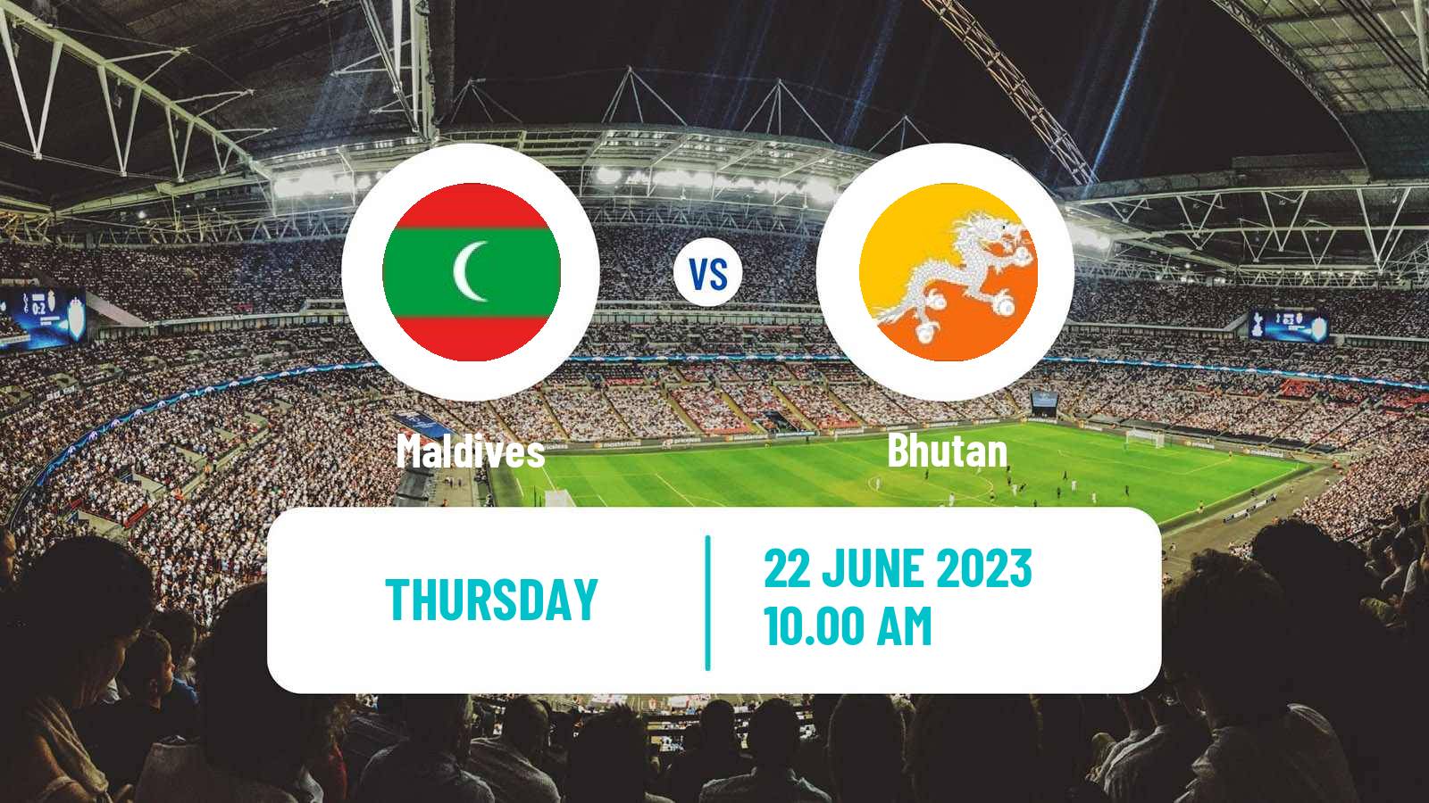 Soccer SAFF Championship Maldives - Bhutan