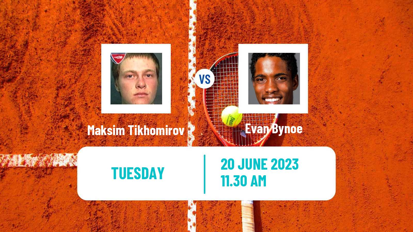 Tennis ITF M15 Santo Domingo Men Maksim Tikhomirov - Evan Bynoe