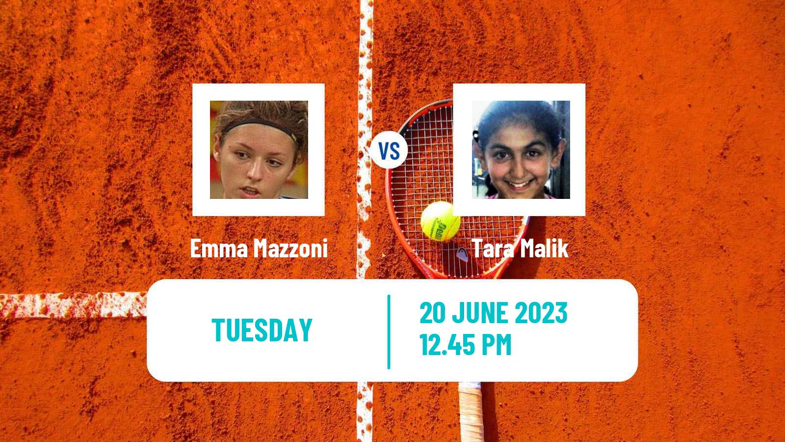Tennis ITF W25 Santo Domingo 3 Women Emma Mazzoni - Tara Malik