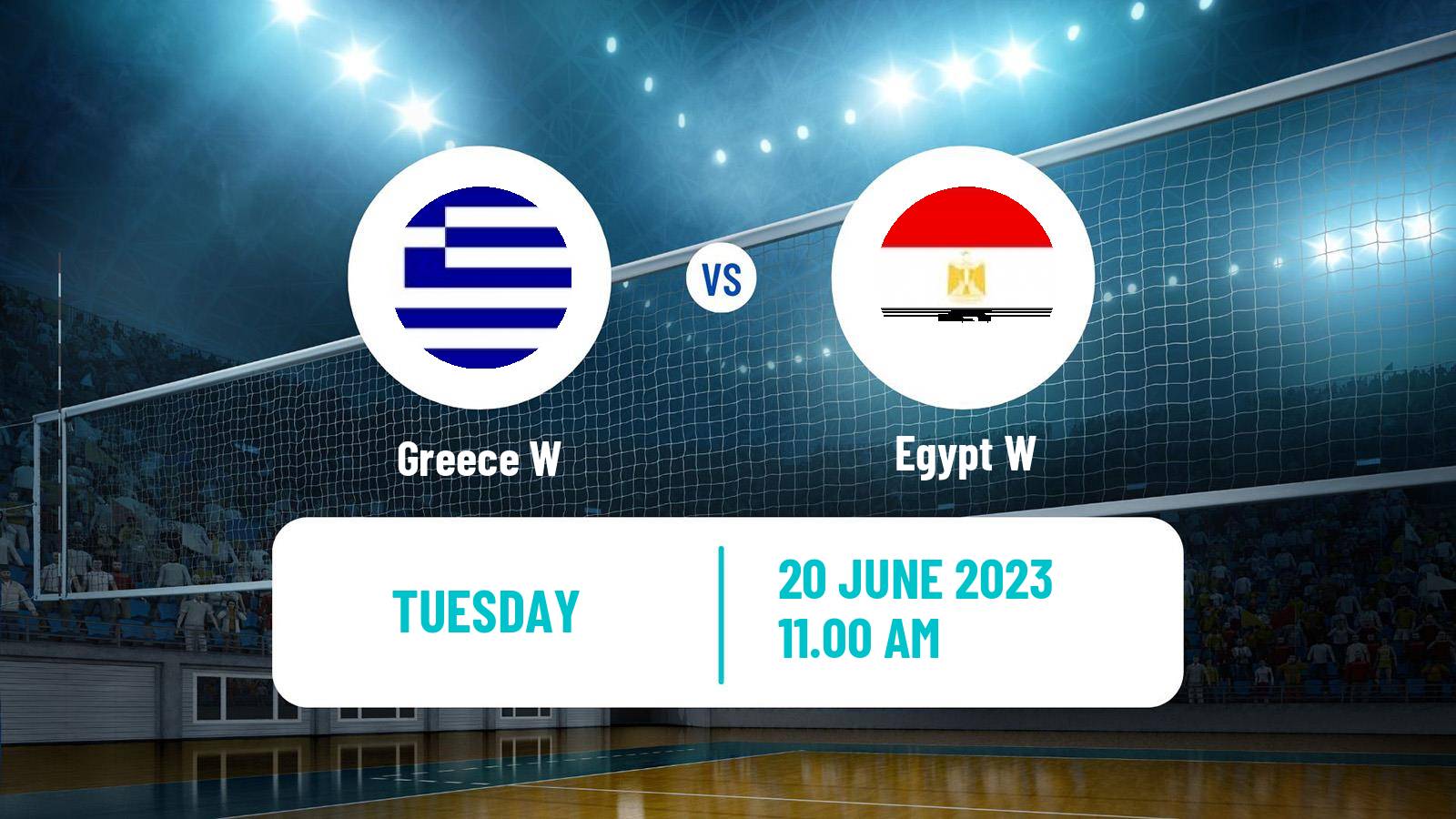 Volleyball Friendly International Volleyball Women Greece W - Egypt W