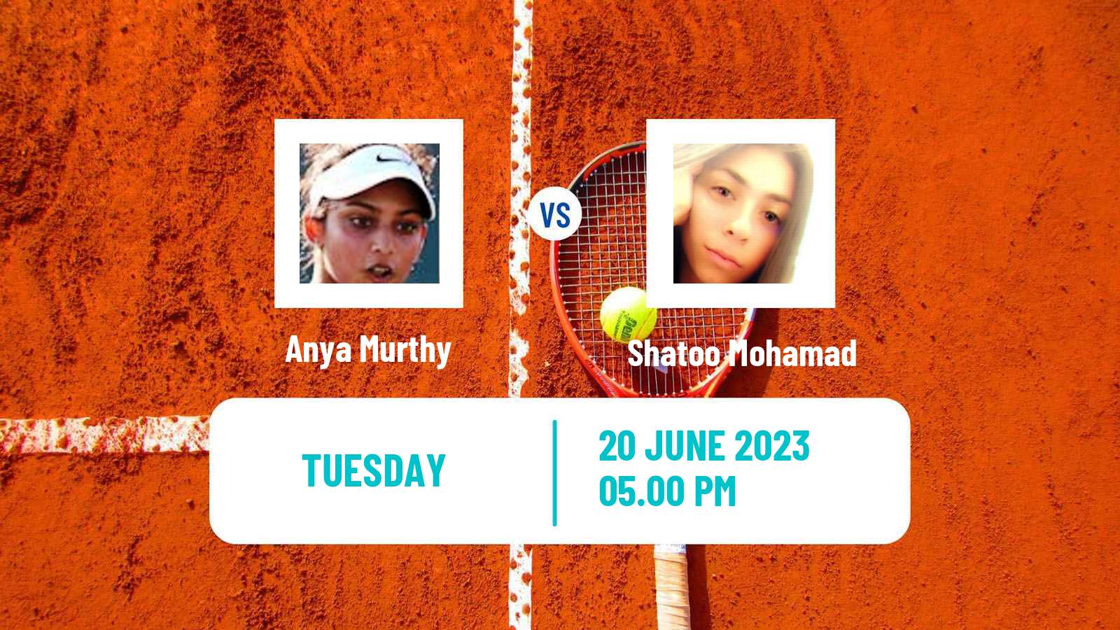 Tennis ITF W15 Los Angeles Ca Women Anya Murthy - Shatoo Mohamad