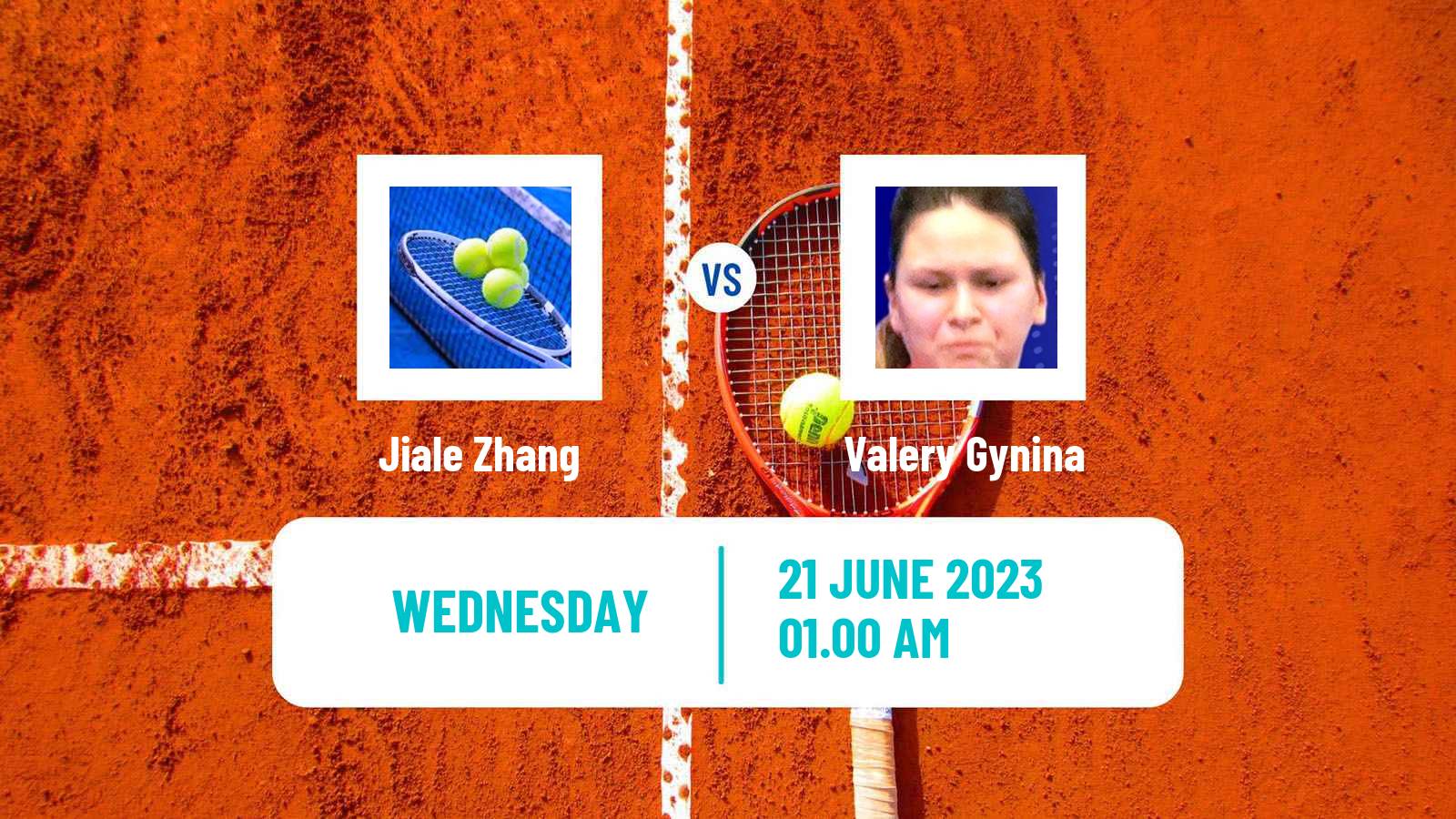 Tennis ITF W15 Tianjin 2 Women Jiale Zhang - Valery Gynina