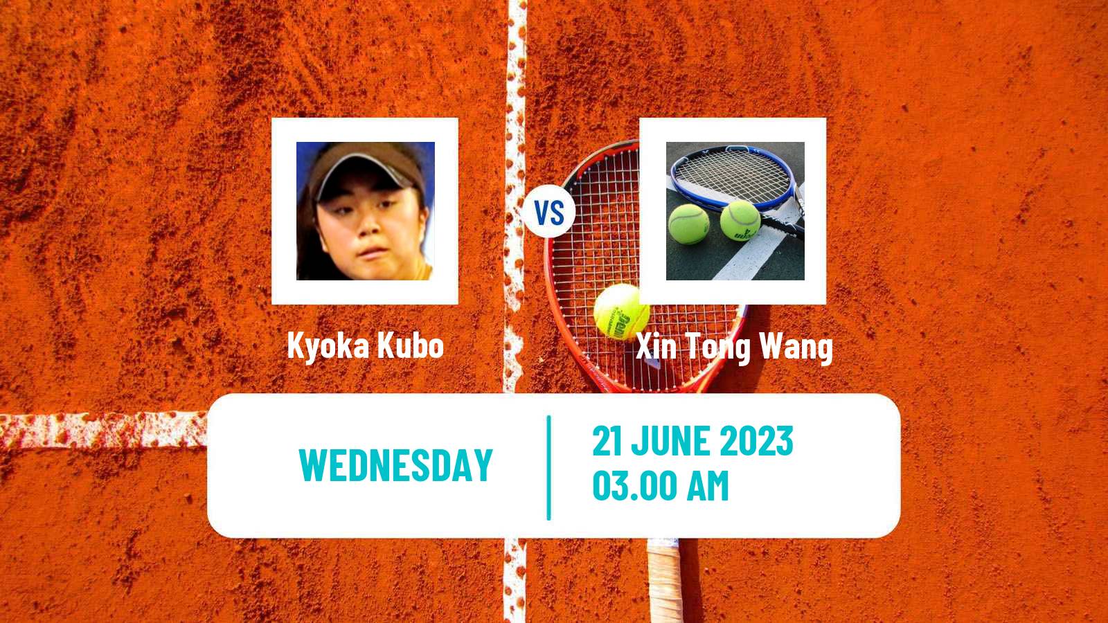 Tennis ITF W15 Tianjin 2 Women Kyoka Kubo - Xin Tong Wang