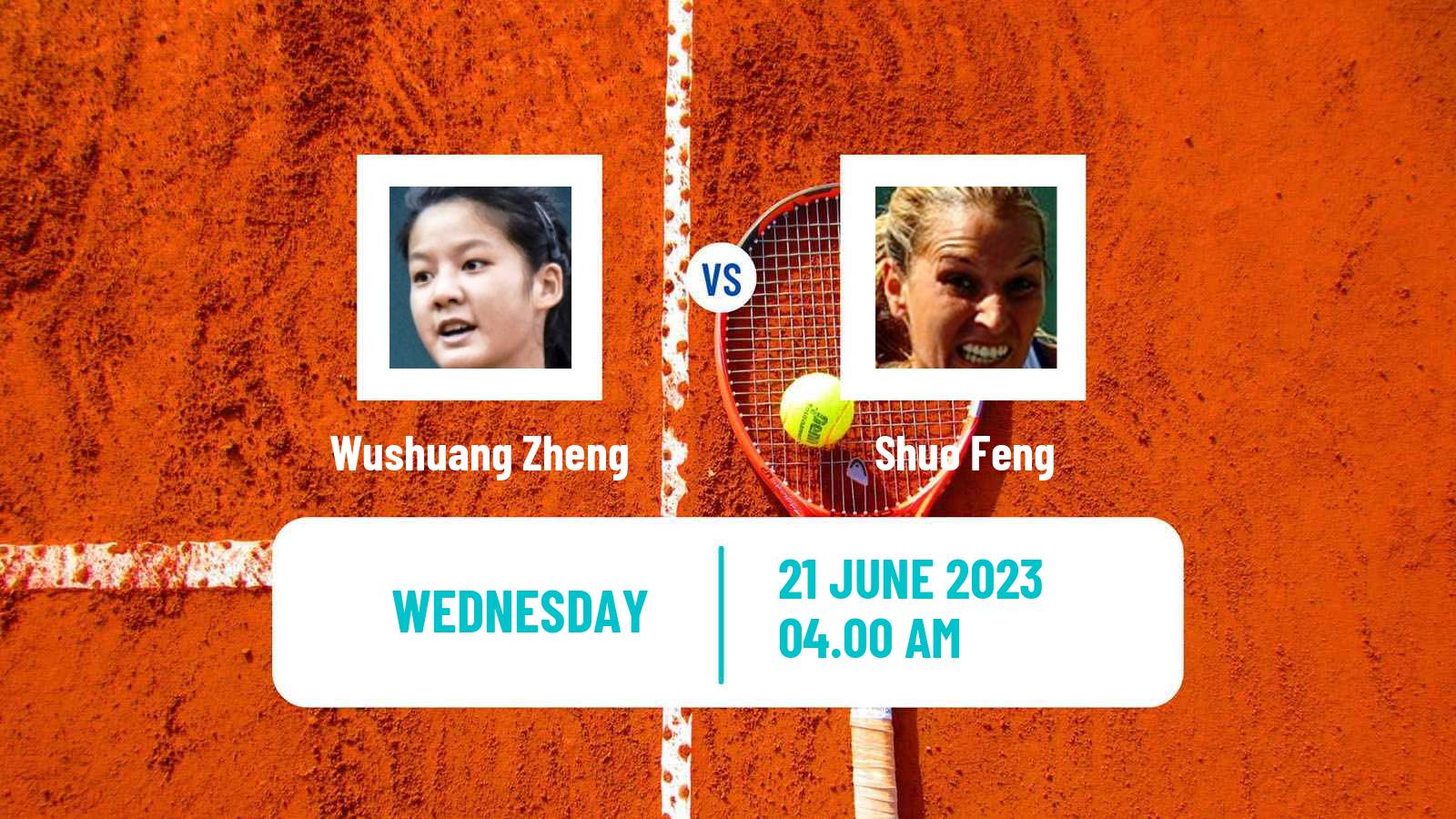 Tennis ITF W15 Tianjin 2 Women Wushuang Zheng - Shuo Feng