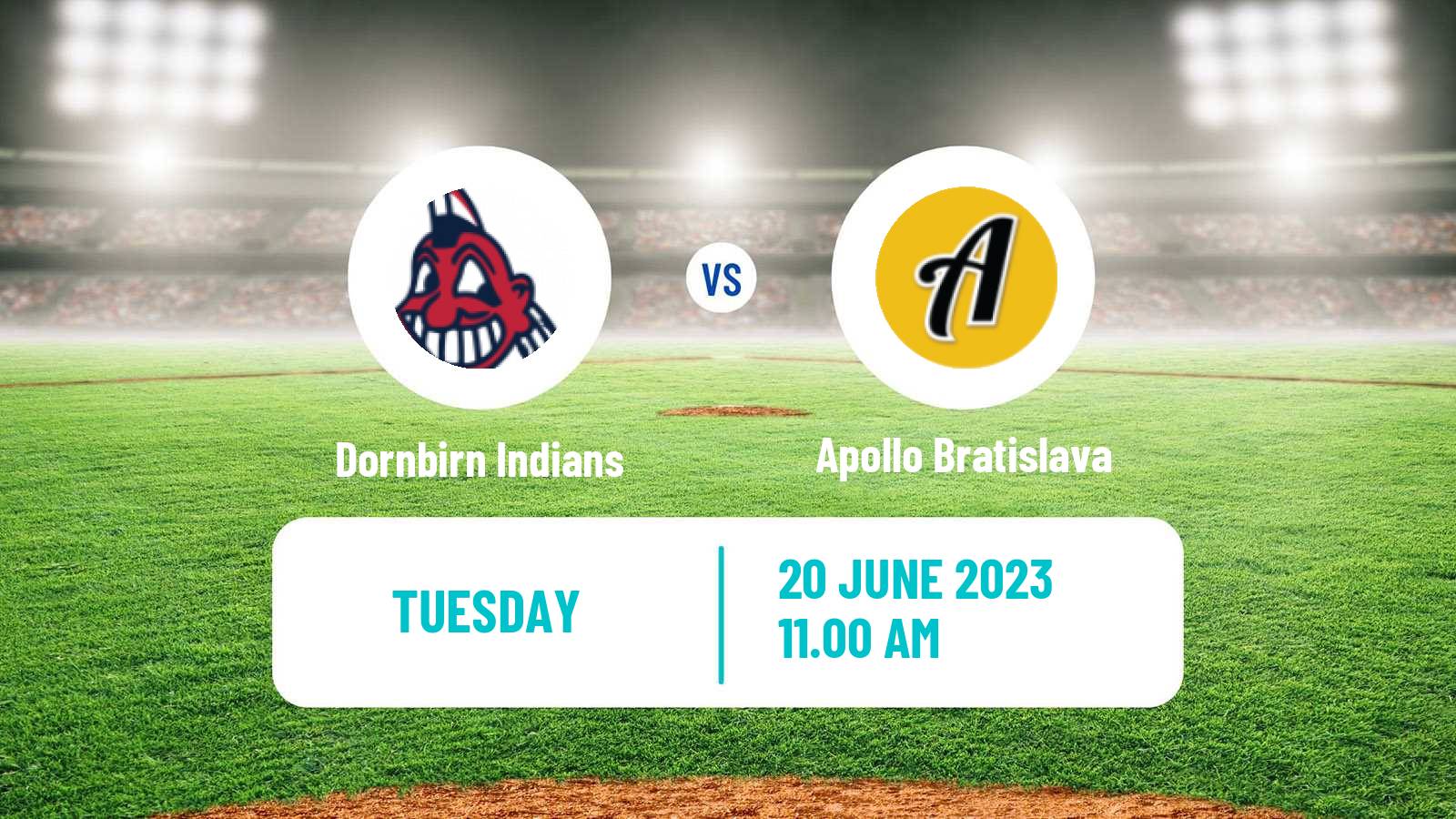 Baseball  Federations Cup Baseball Dornbirn Indians - Apollo Bratislava