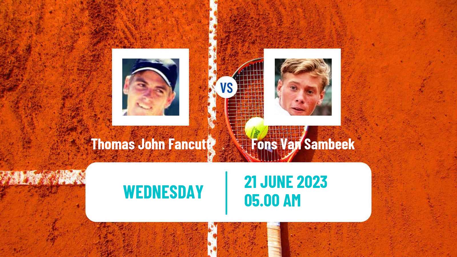 Tennis ITF M25 Netanya Men Thomas John Fancutt - Fons Van Sambeek