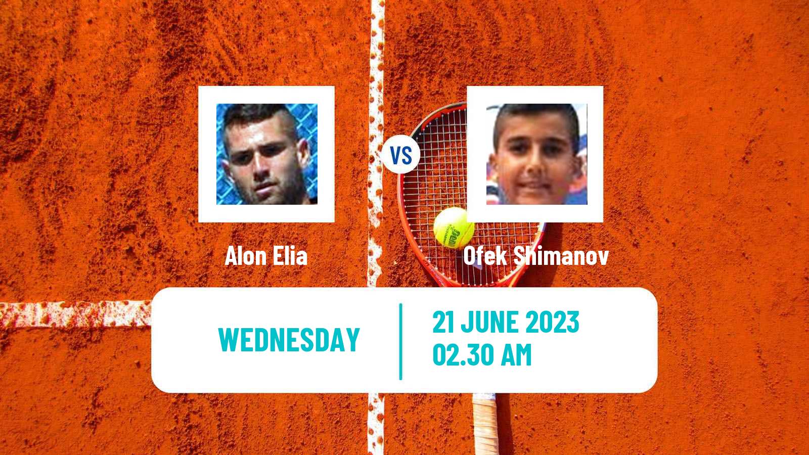 Tennis ITF M25 Netanya Men Alon Elia - Ofek Shimanov