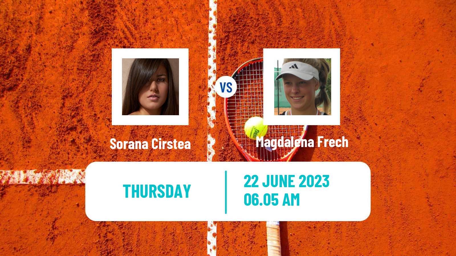 Tennis WTA Birmingham Sorana Cirstea - Magdalena Frech