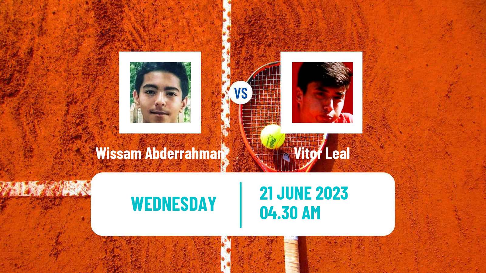 Tennis ITF M15 Monastir 25 Men Wissam Abderrahman - Vitor Leal