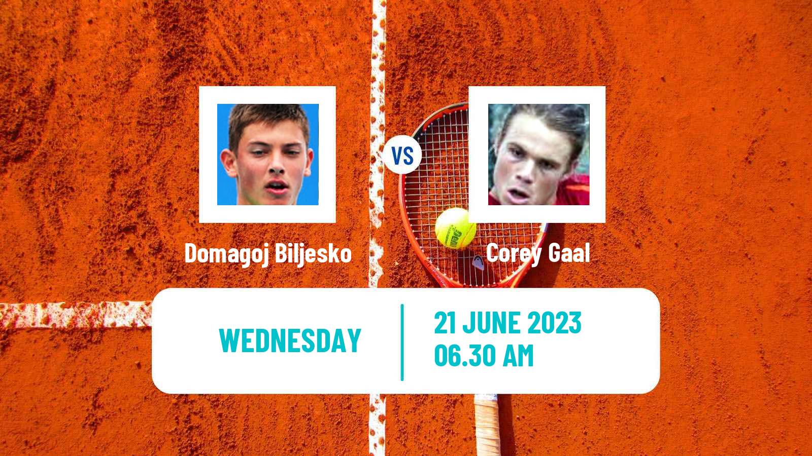 Tennis ITF M15 Store Men Domagoj Biljesko - Corey Gaal
