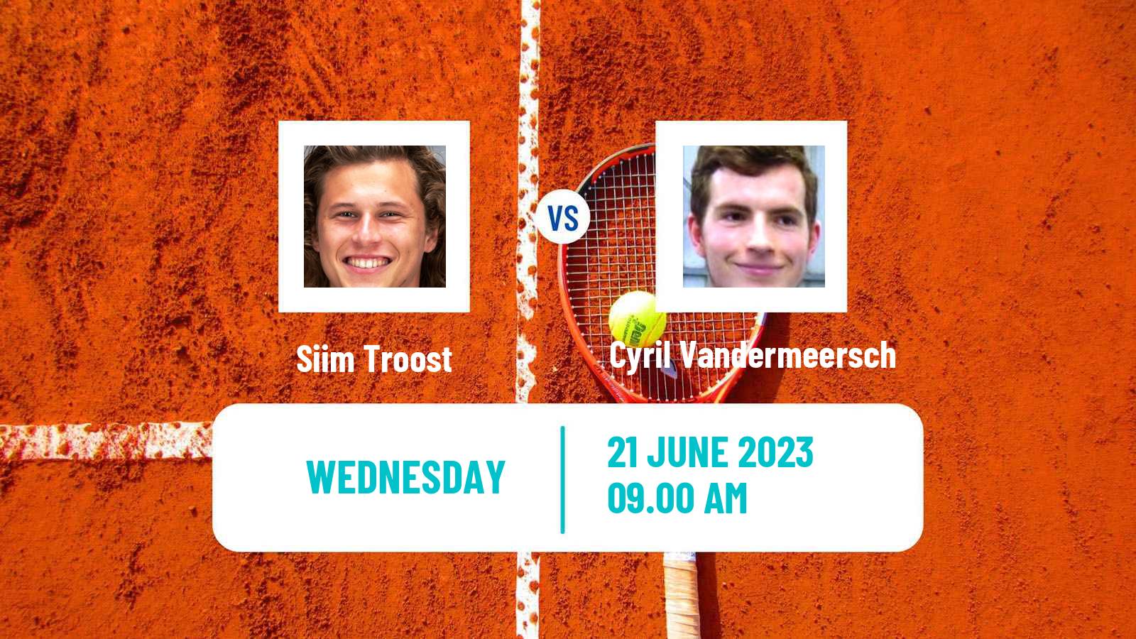 Tennis ITF M15 Monastir 25 Men Siim Troost - Cyril Vandermeersch