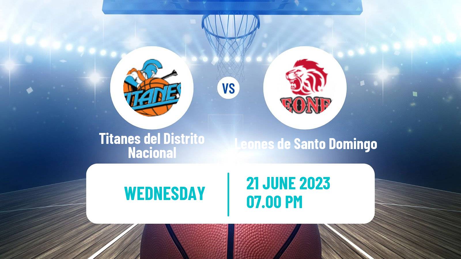 Basketball Dominican Republic LNB Basketball Titanes del Distrito Nacional - Leones de Santo Domingo