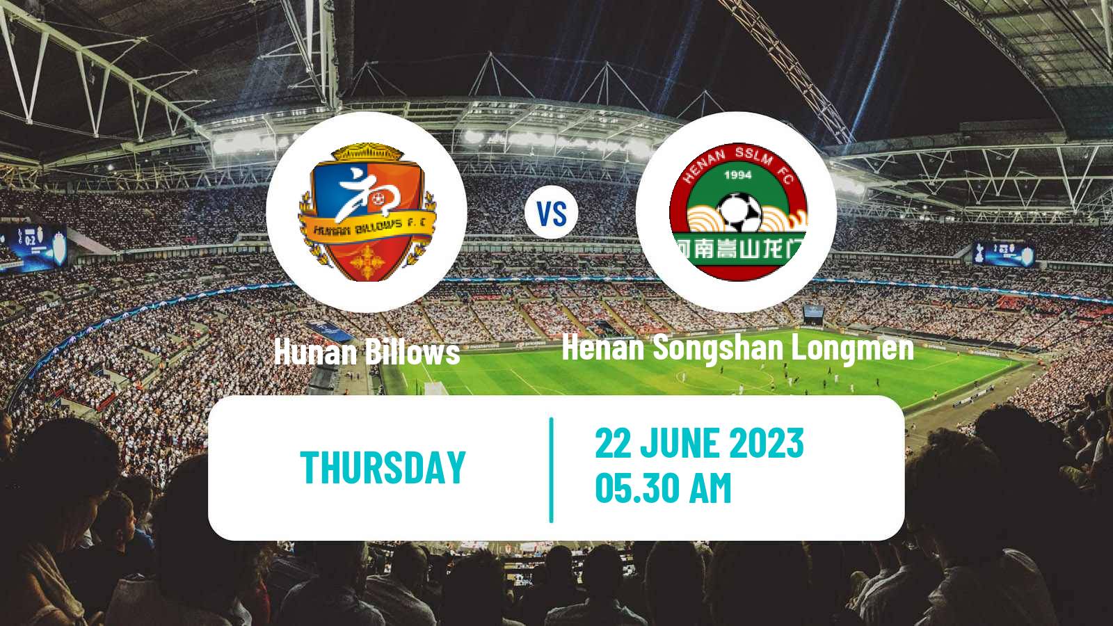 Soccer Chinese FA Cup Hunan Billows - Henan Songshan Longmen