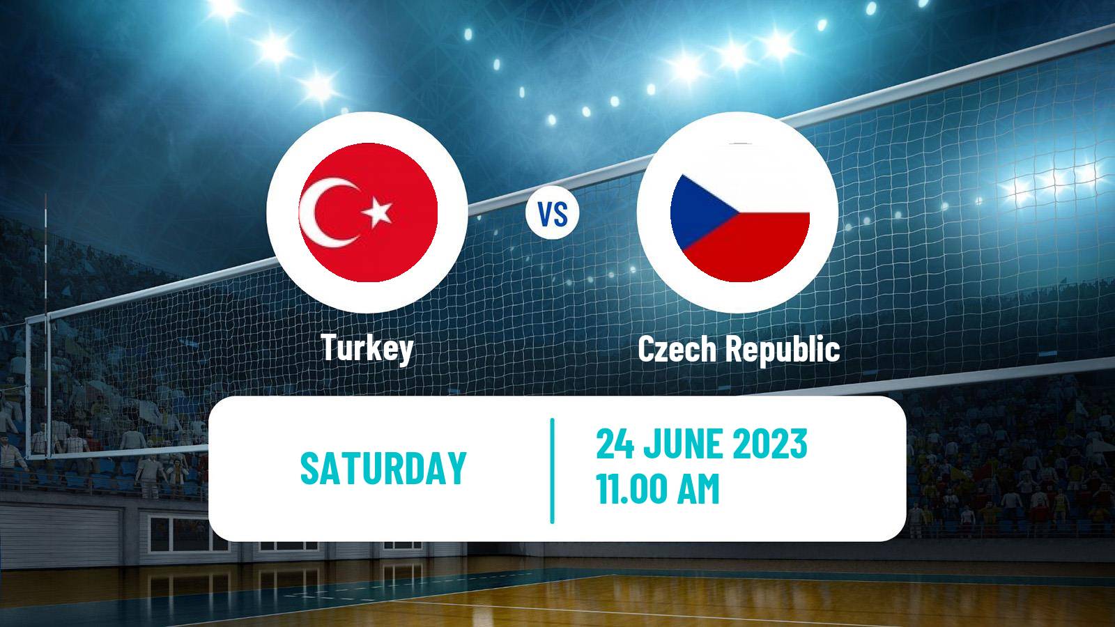 Volleyball Golden European League Volleyball Turkey - Czech Republic