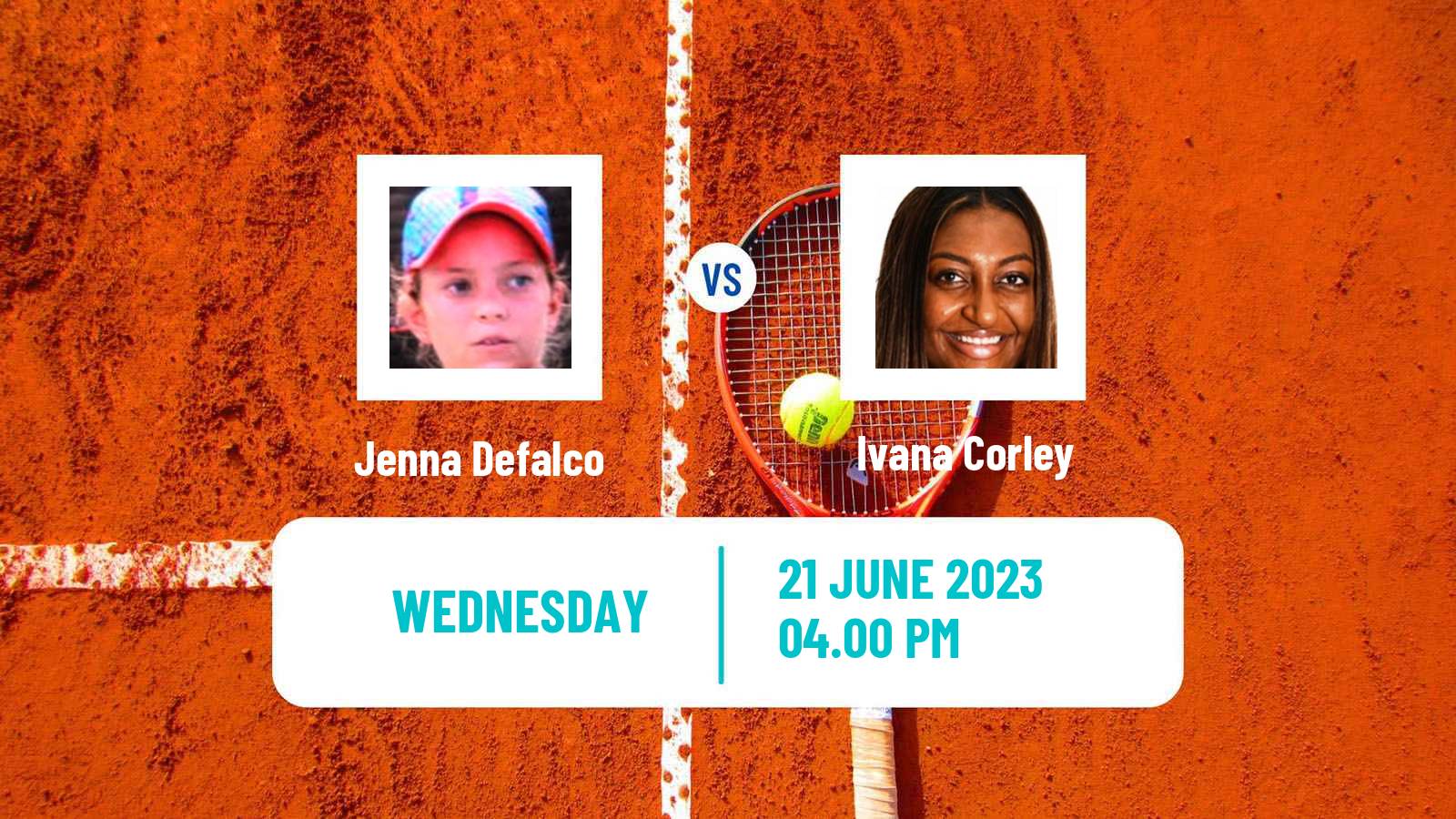 Tennis ITF W25 Wichita 2 Women Jenna Defalco - Ivana Corley