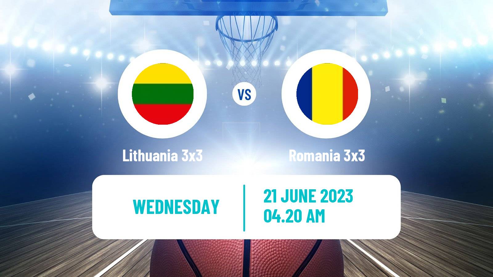 Basketball European Games 3x3  Lithuania 3x3 - Romania 3x3