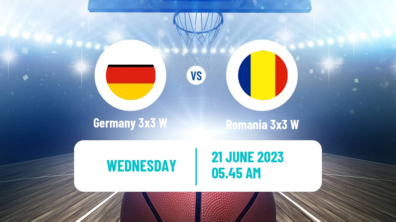 Basketball European Games 3x3 Women Germany 3x3 W - Romania 3x3 W