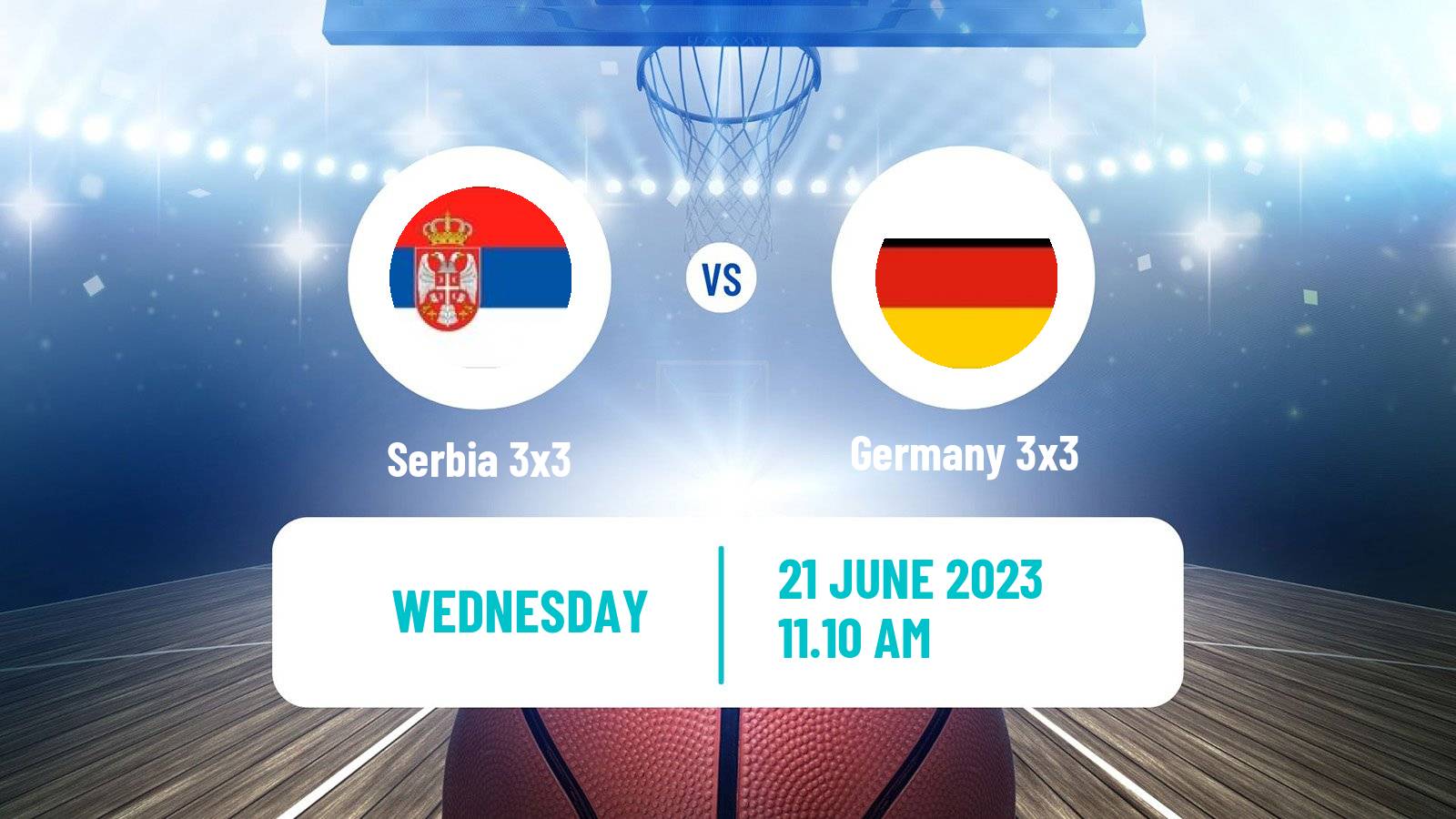 Basketball European Games 3x3  Serbia 3x3 - Germany 3x3