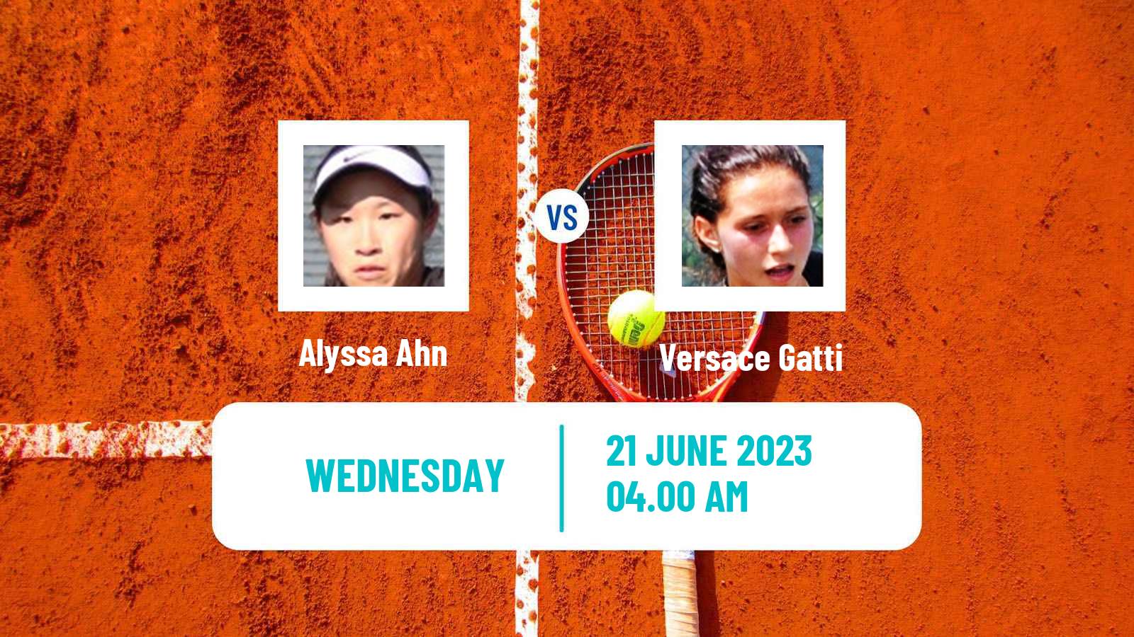 Tennis ITF W15 Los Angeles Ca Women Alyssa Ahn - Versace Gatti