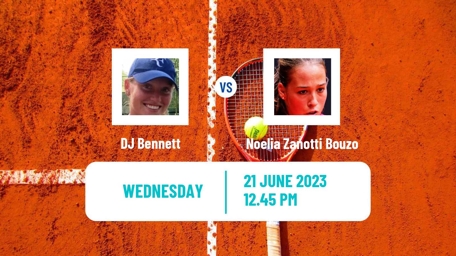 Tennis ITF W25 Santo Domingo 3 Women DJ Bennett - Noelia Zanotti Bouzo