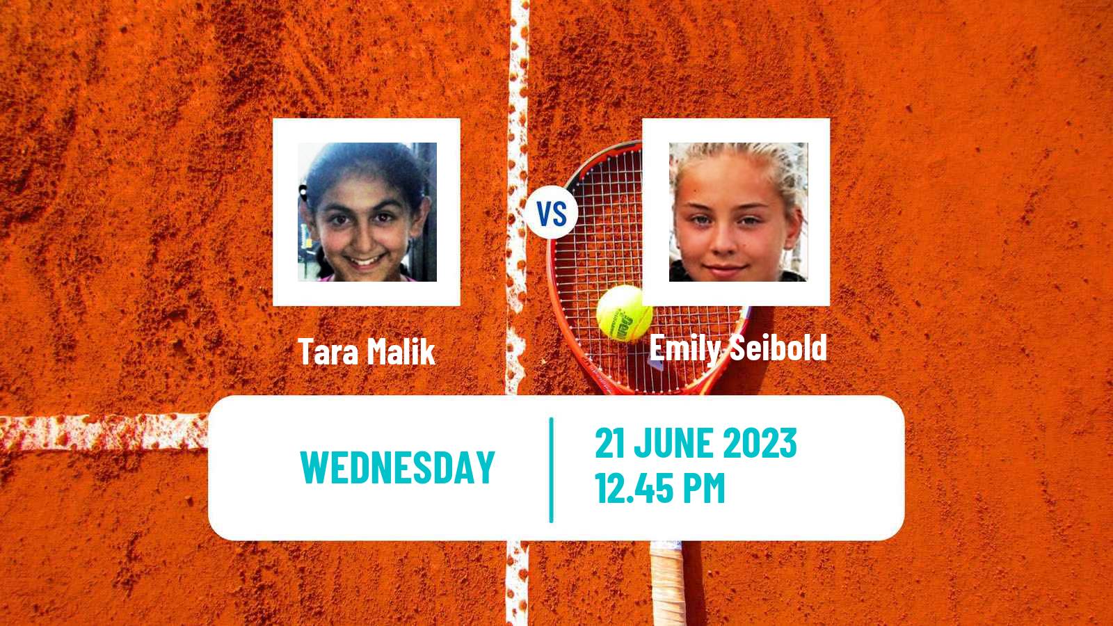 Tennis ITF W25 Santo Domingo 3 Women Tara Malik - Emily Seibold