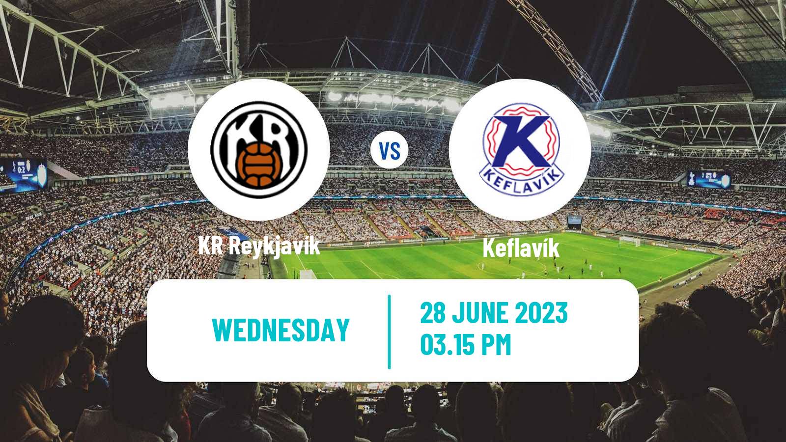 Soccer Icelandic Besta-deild karla KR Reykjavík - Keflavík