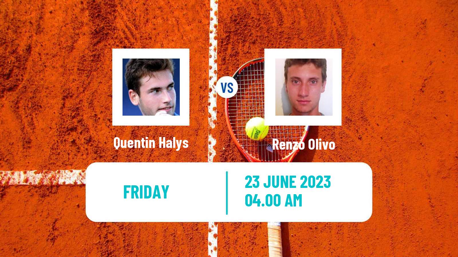 Tennis Blois Challenger Men Quentin Halys - Renzo Olivo