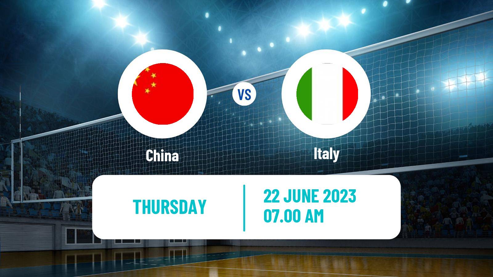 Volleyball Nations League Volleyball China - Italy