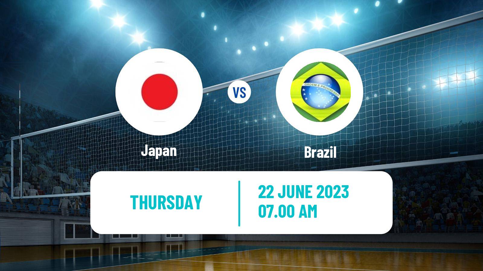 Volleyball Nations League Volleyball Japan - Brazil