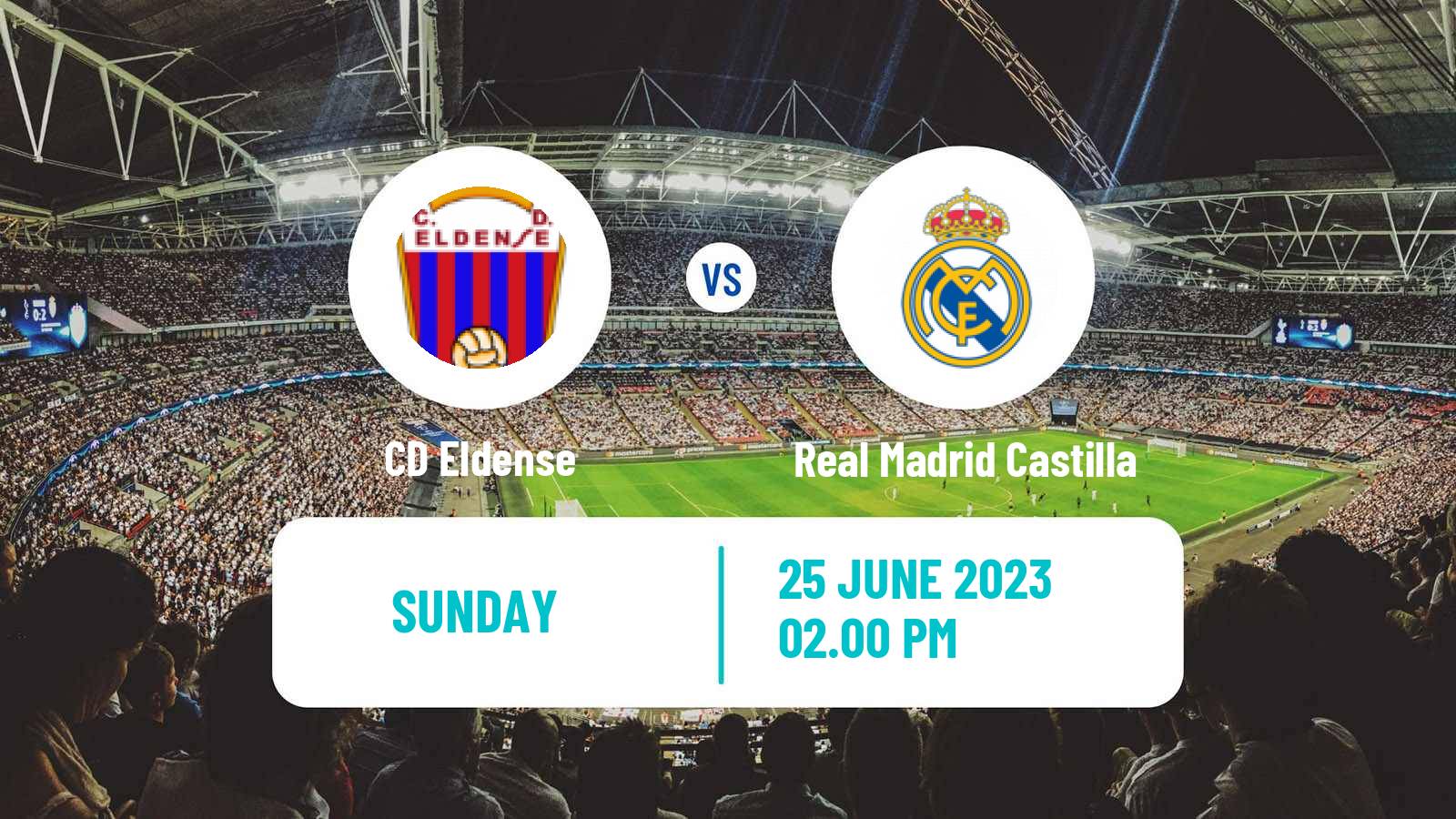 Soccer Spanish Primera RFEF Group 1 Eldense - Real Madrid Castilla