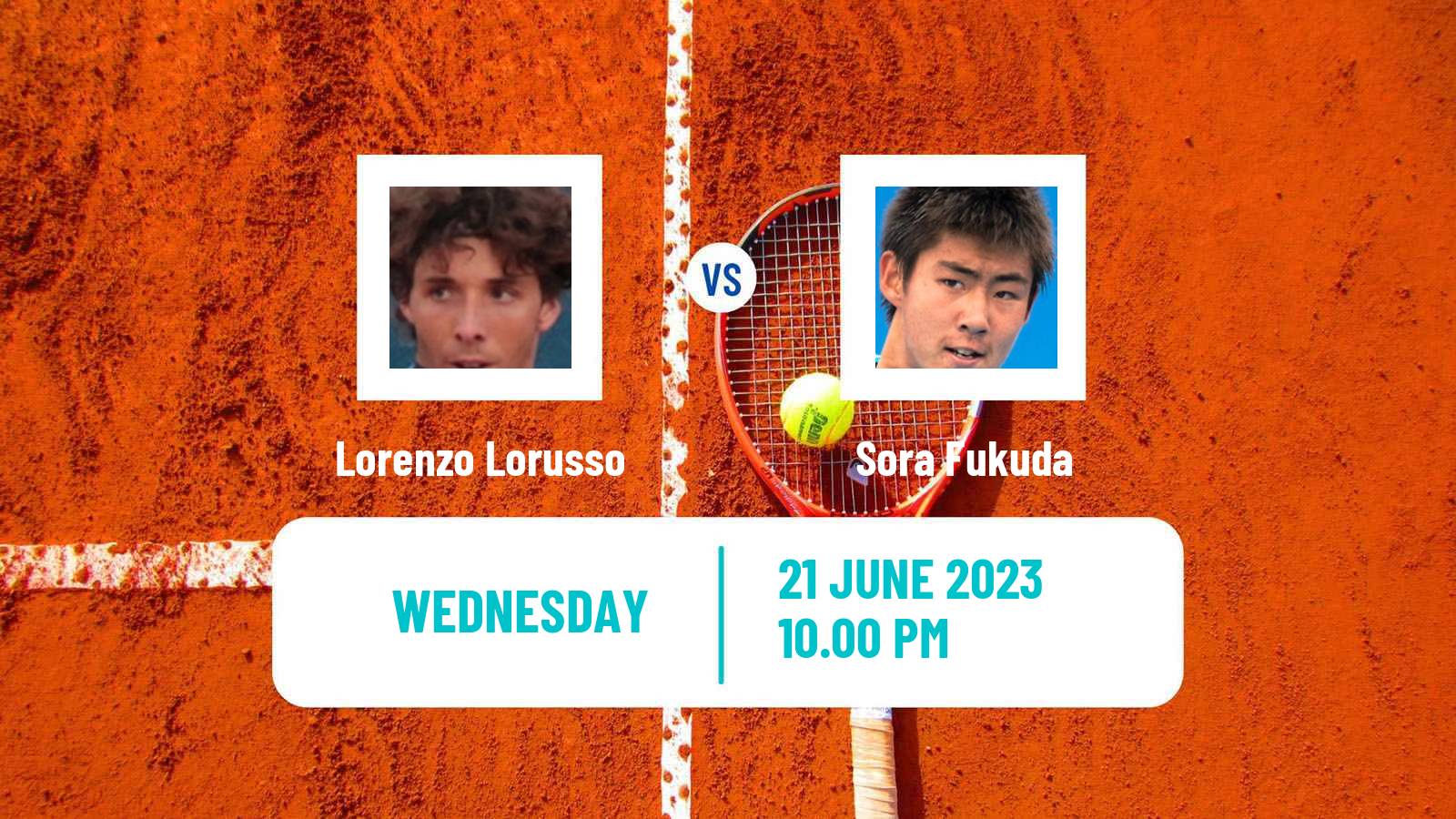 Tennis ITF M15 Jakarta 4 Men Lorenzo Lorusso - Sora Fukuda