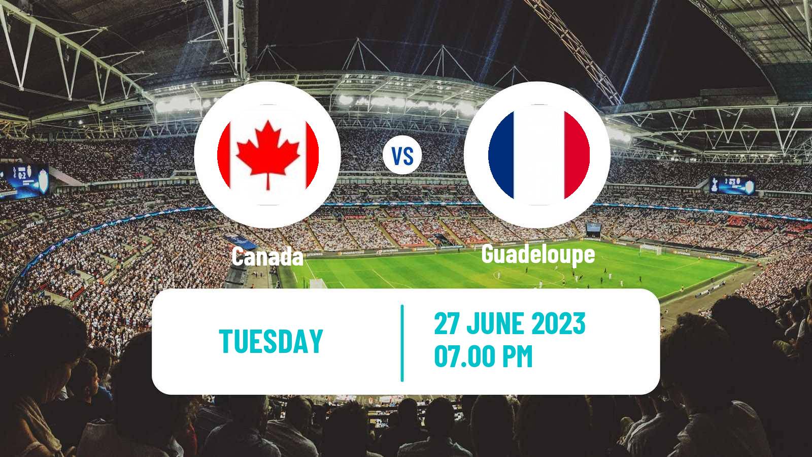 Soccer Gold Cup Canada - Guadeloupe