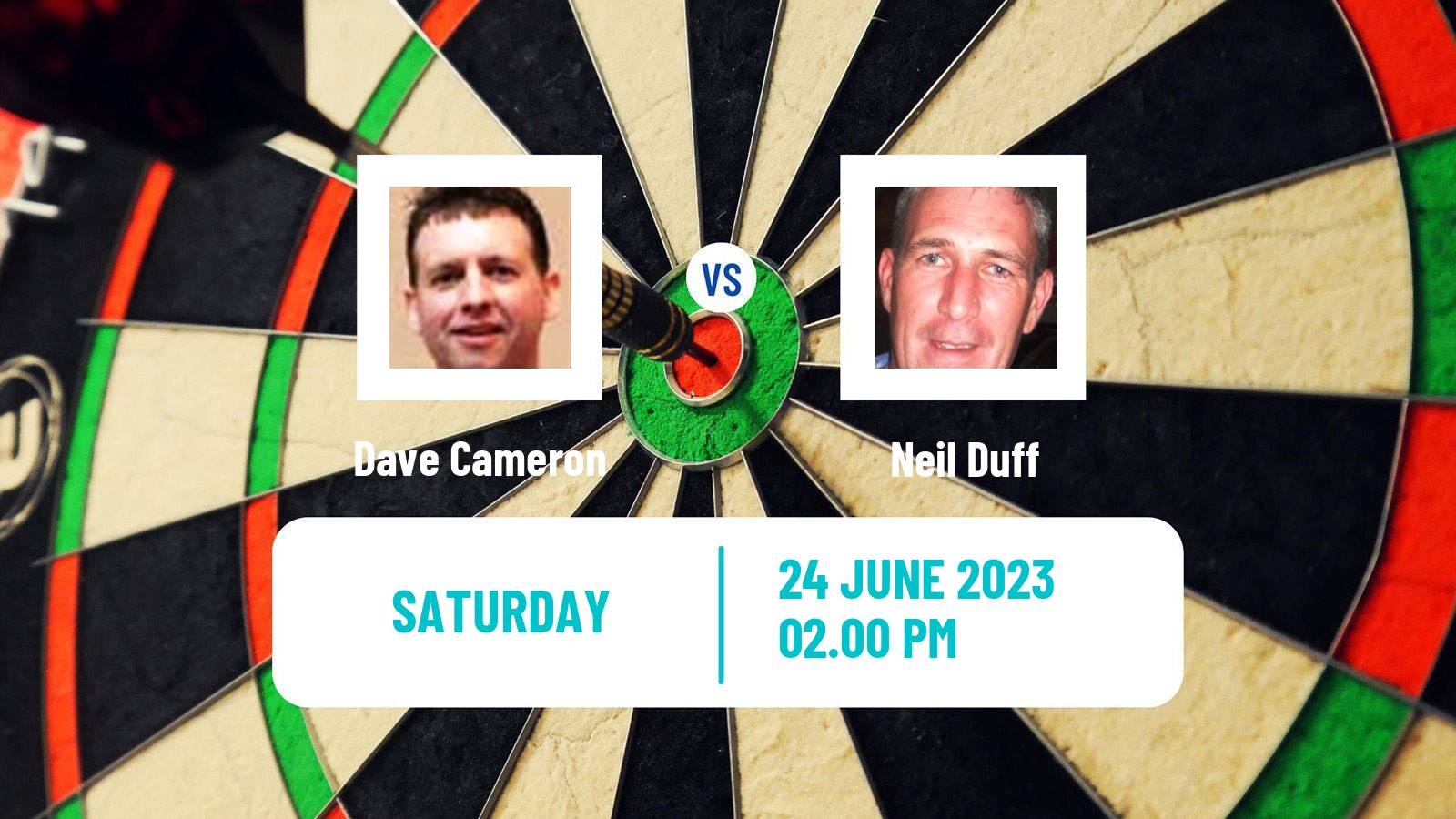 Darts World Seniors Masters Dave Cameron - Neil Duff