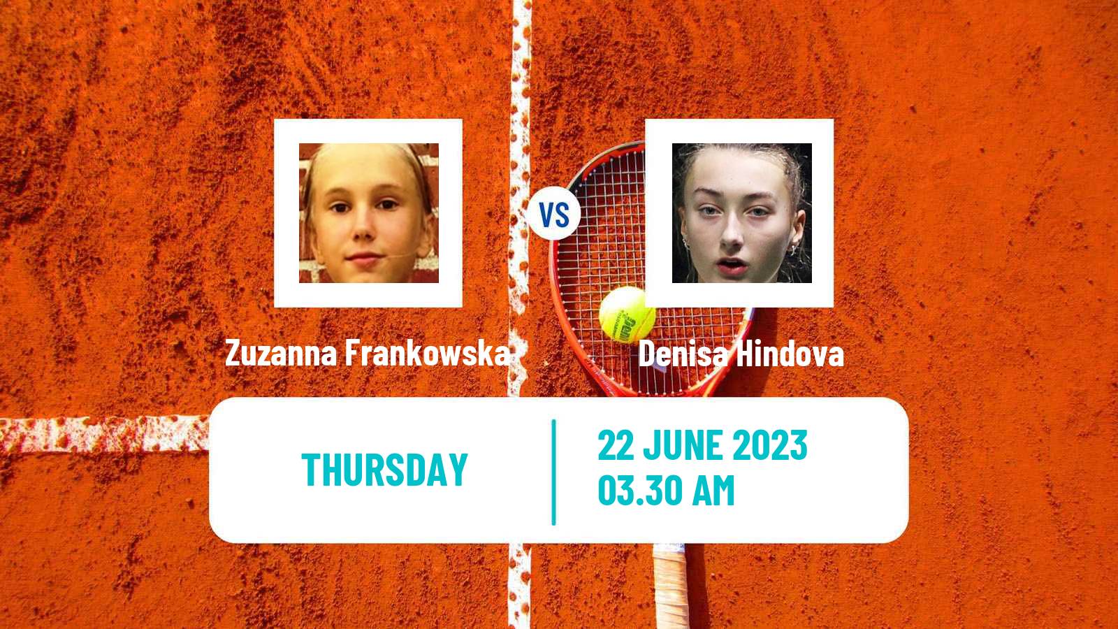 Tennis ITF W15 Gdansk Women Zuzanna Frankowska - Denisa Hindova