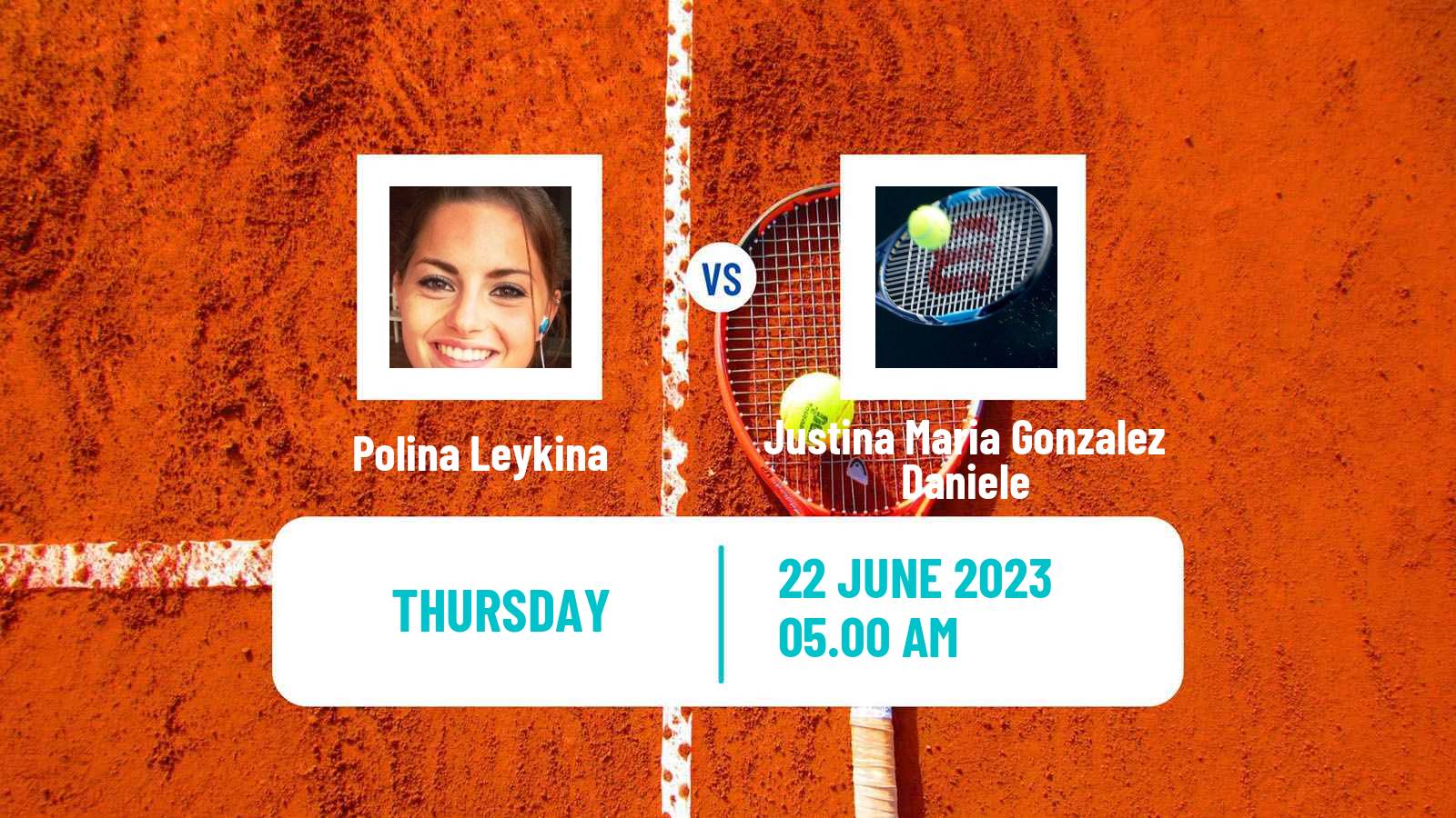 Tennis ITF W15 Prokuplje Women Polina Leykina - Justina Maria Gonzalez Daniele