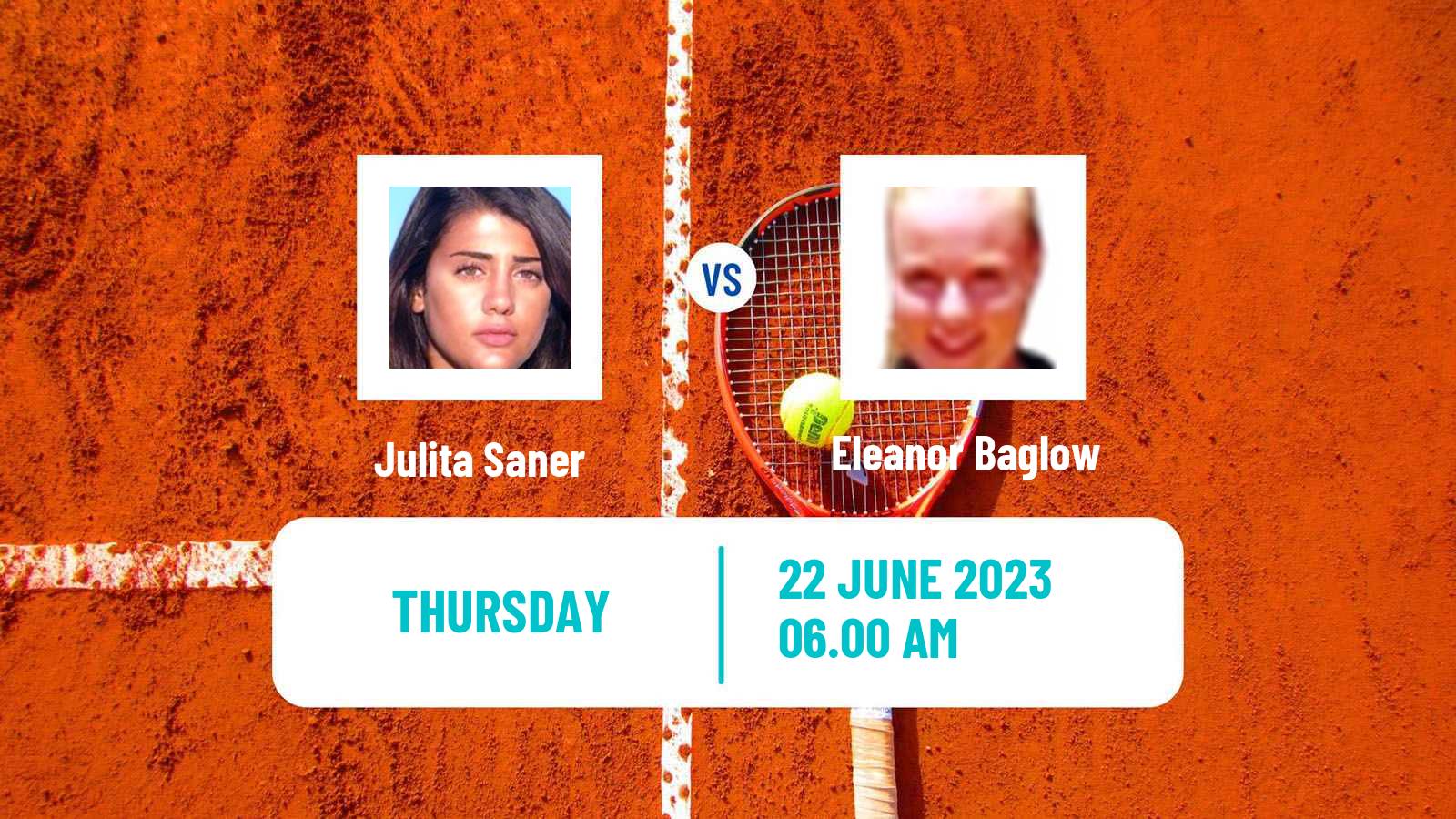 Tennis ITF W15 Gdansk Women Julita Saner - Eleanor Baglow