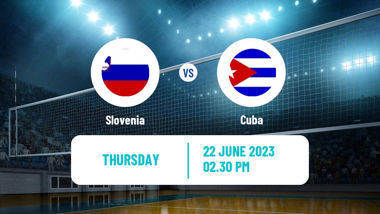 Volleyball Nations League Volleyball Slovenia - Cuba